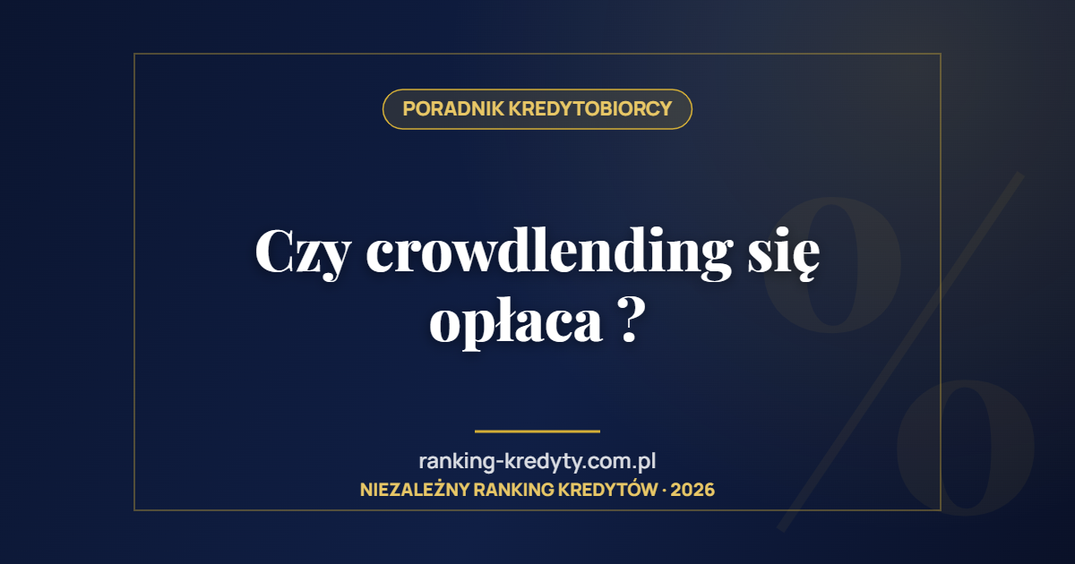 Czy crowdlending się opłaca ?