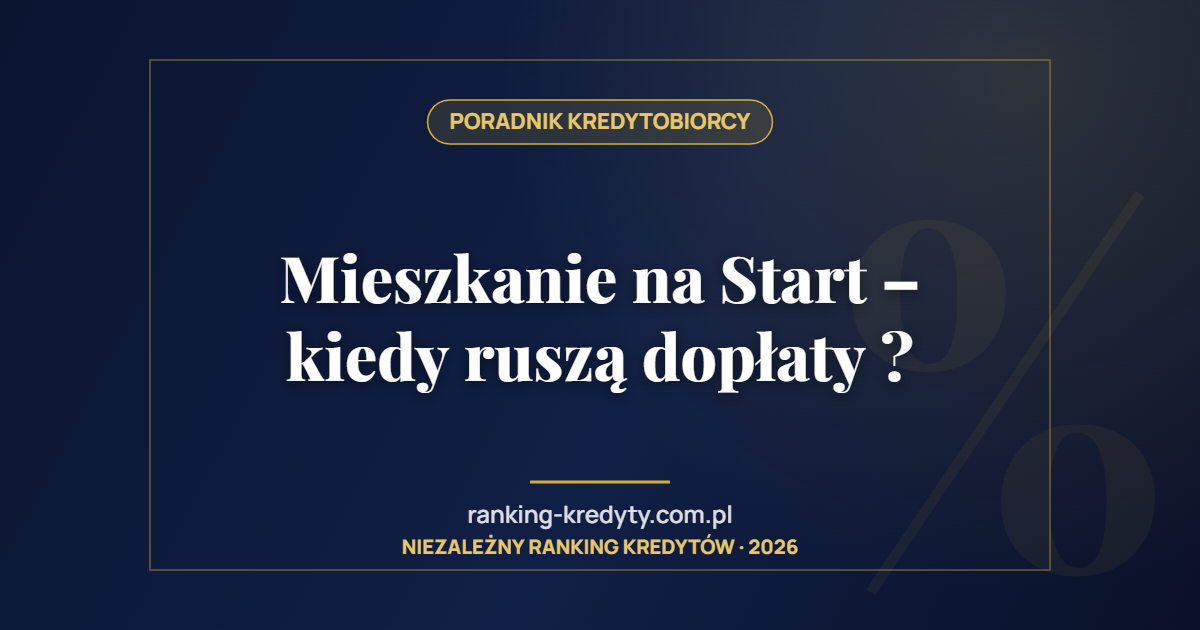 Mieszkanie na Start – kiedy ruszą dopłaty ?