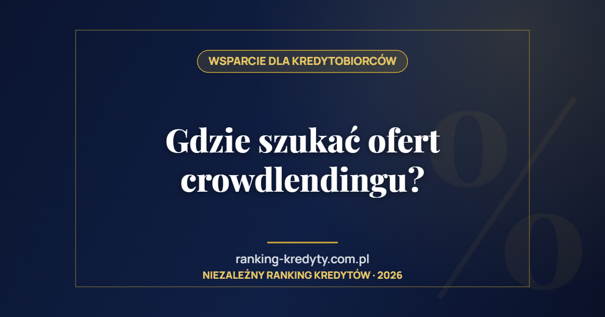 Gdzie szukać ofert crowdlendingu?