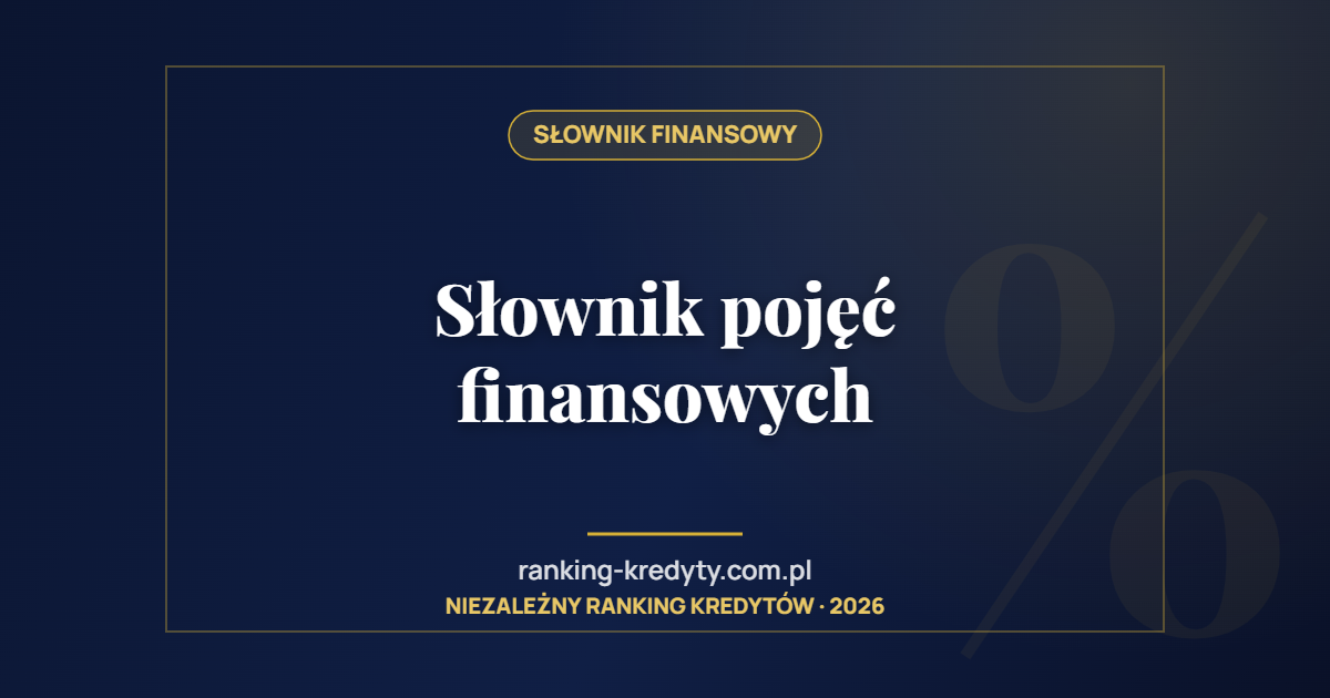 Słownik pojęć finansowych