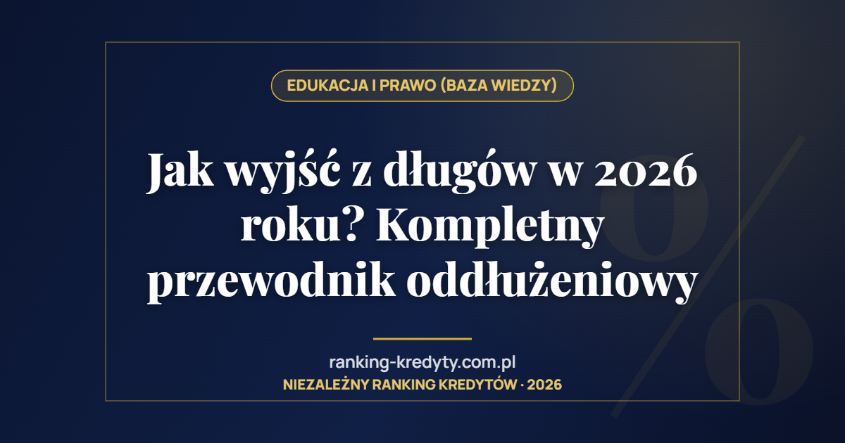 Jak wyjść z długów w 2026 roku? Kompletny przewodnik oddłużeniowy