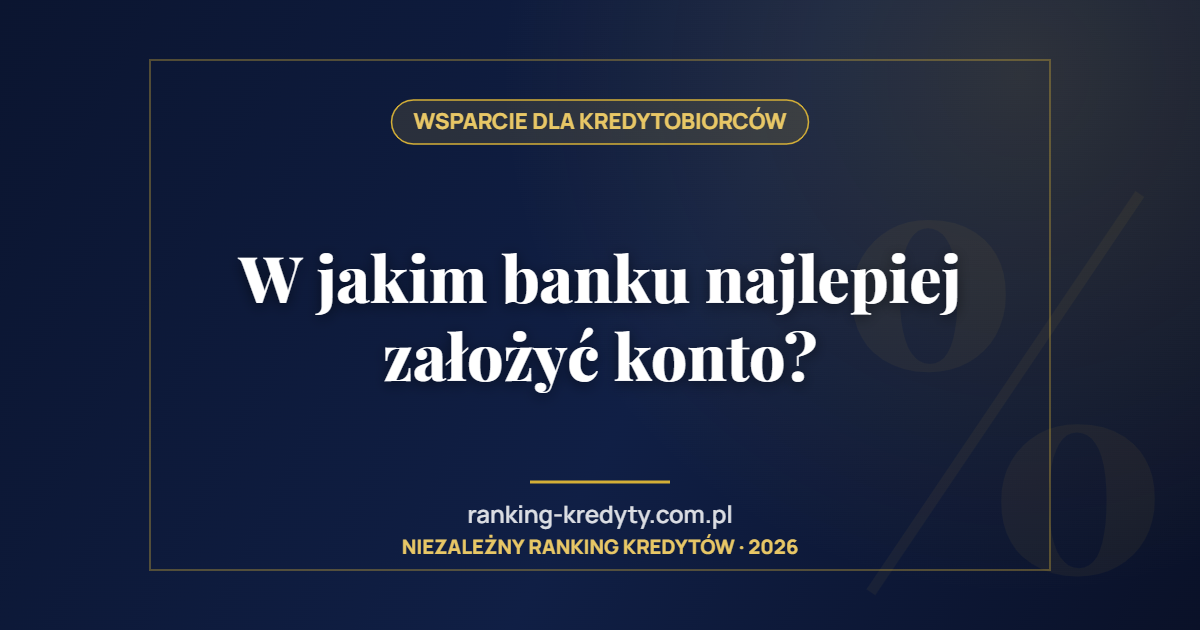 W jakim banku najlepiej założyć konto?