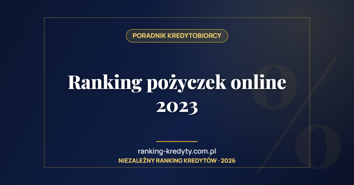 Ranking pożyczek online 2023