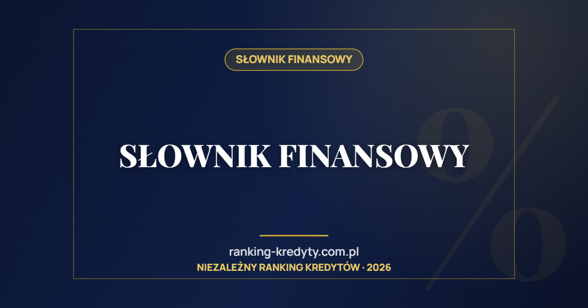 SŁOWNIK FINANSOWY