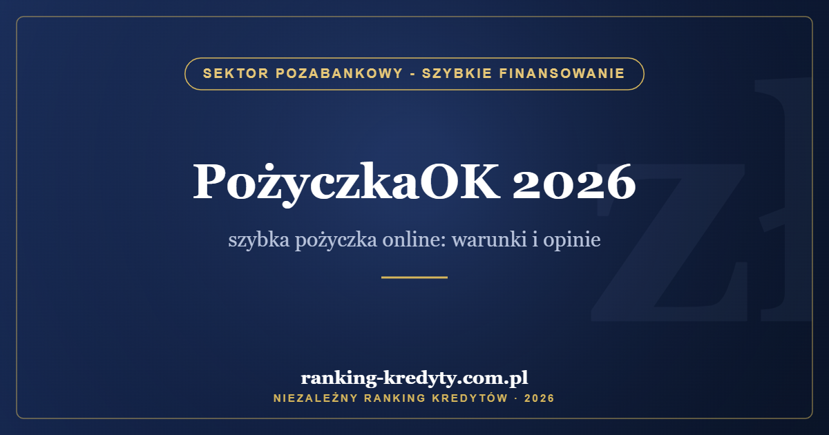 PożyczkaOK 2026 – szybka pożyczka online: warunki i opinie