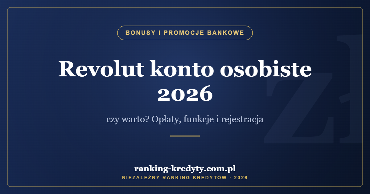 Revolut konto osobiste 2026 – czy warto? Opłaty, funkcje i rejestracja