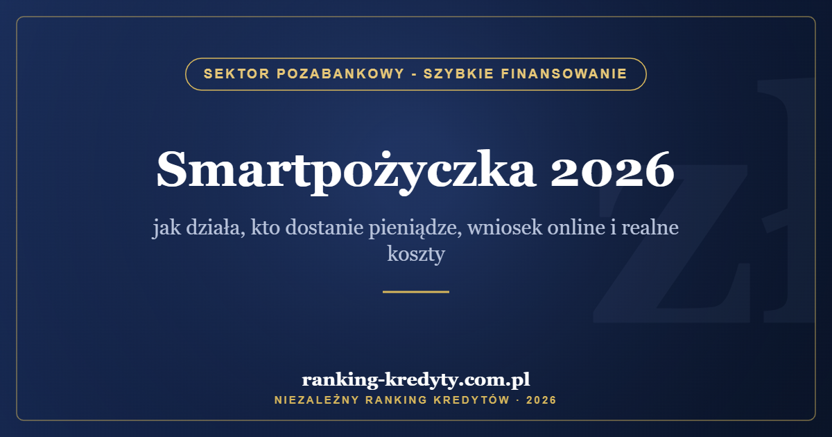 Smartpożyczka 2026 – jak działa, kto dostanie pieniądze, wniosek online i realne koszty