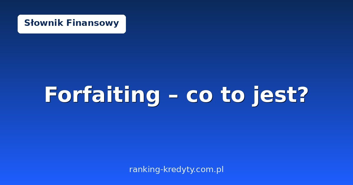 Forfaiting