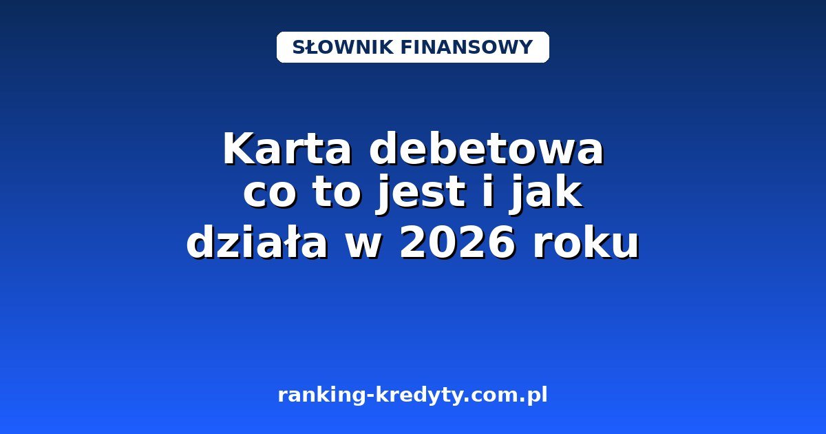 Karta debetowa