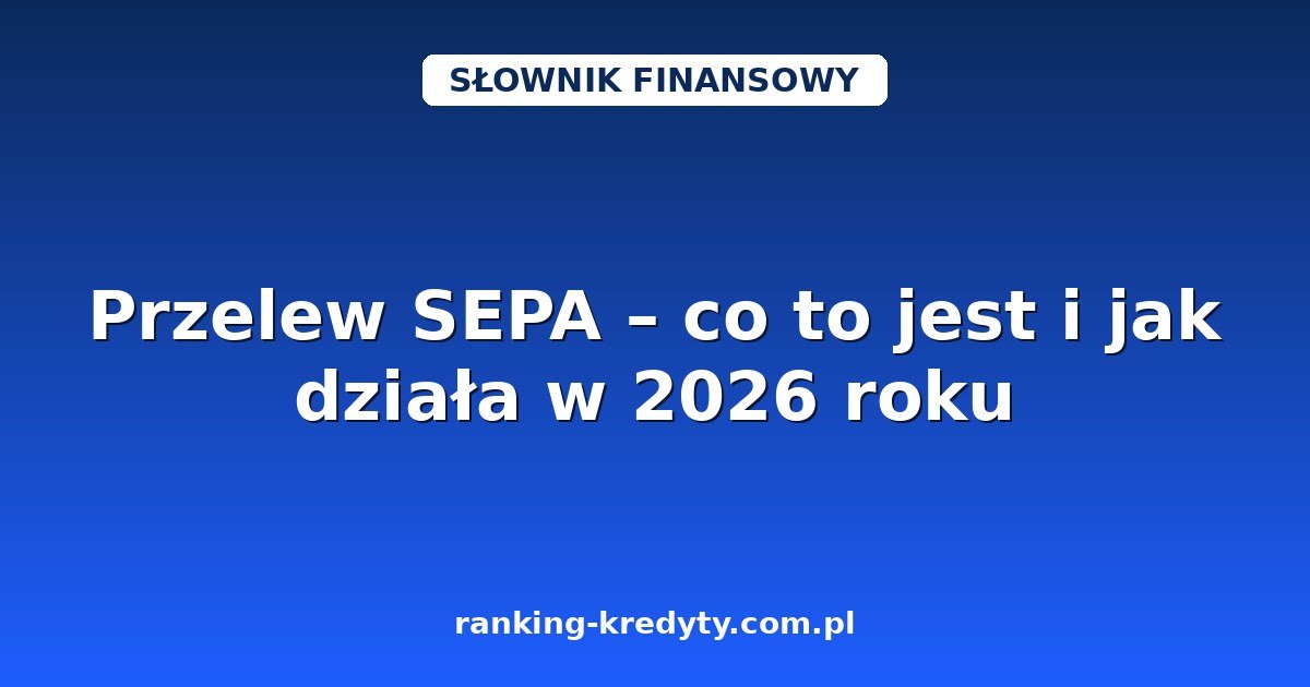 Przelew SEPA