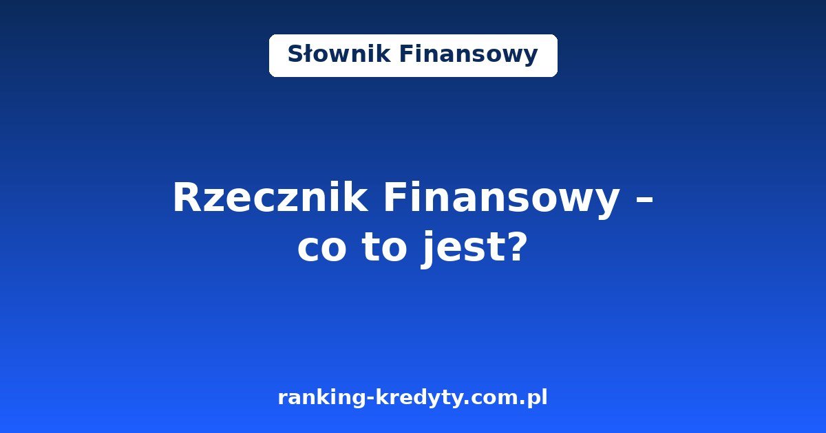 Rzecznik Finansowy